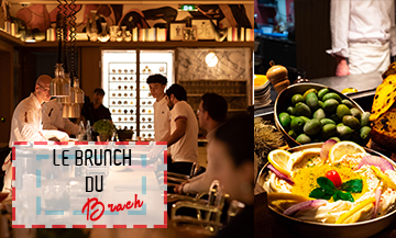 Mediteranean buffet of the Brach Hotel Brunch in Paris