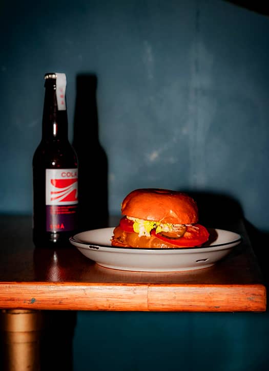 Le cheeseburger chez Little Apple