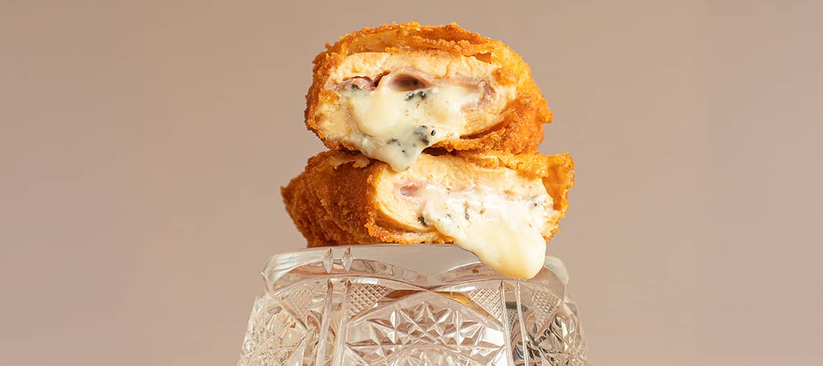 La recette du Cordon bleu de Guillaume Verlet du restaurant Amonē à Montmarte.